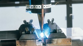 Laser welding, Detail view.